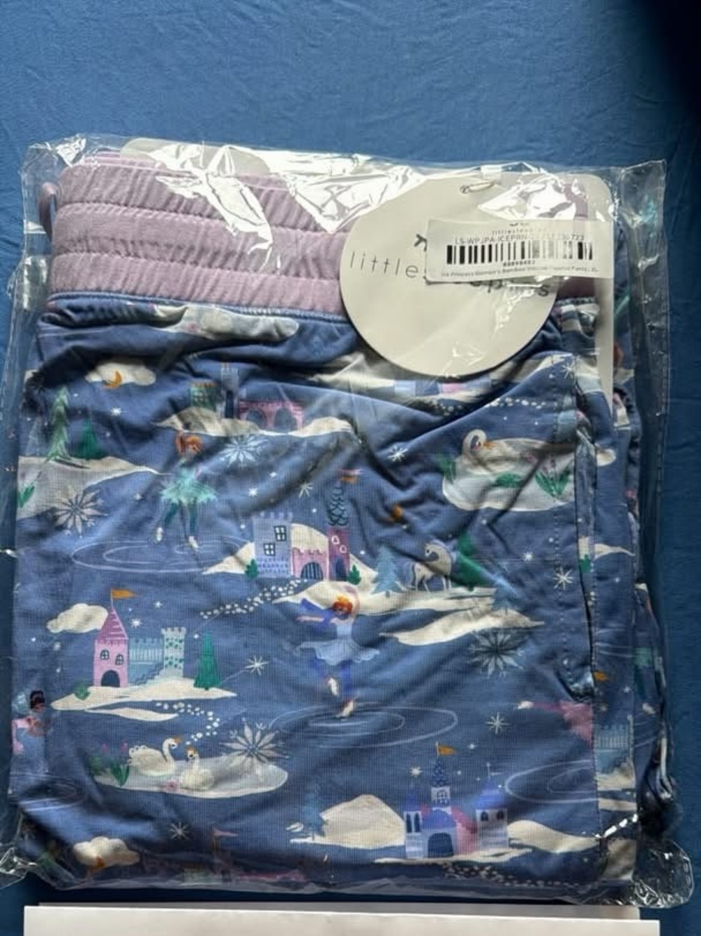 Little sleepies women’s pajama pants XL in ice princess NIB
